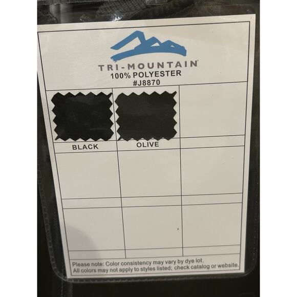 NWT Tri Mountain Olive Green Bomber Jacket Men's size L - Picture 6 of 8